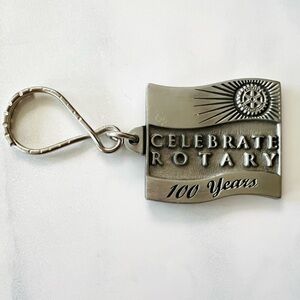 2005 Rotary International Club Keychain 100th Anniversary
